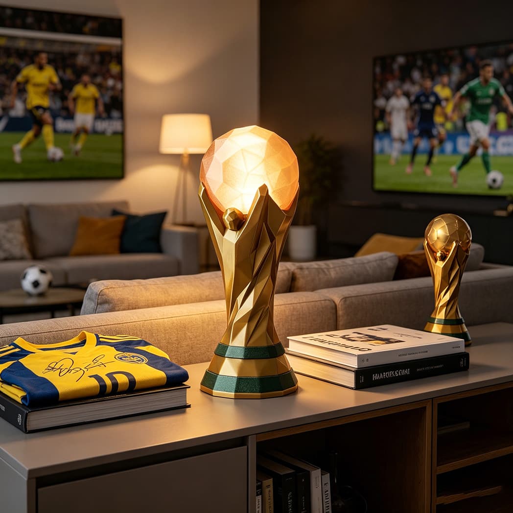 Champions-Trophäen Tischlampe
