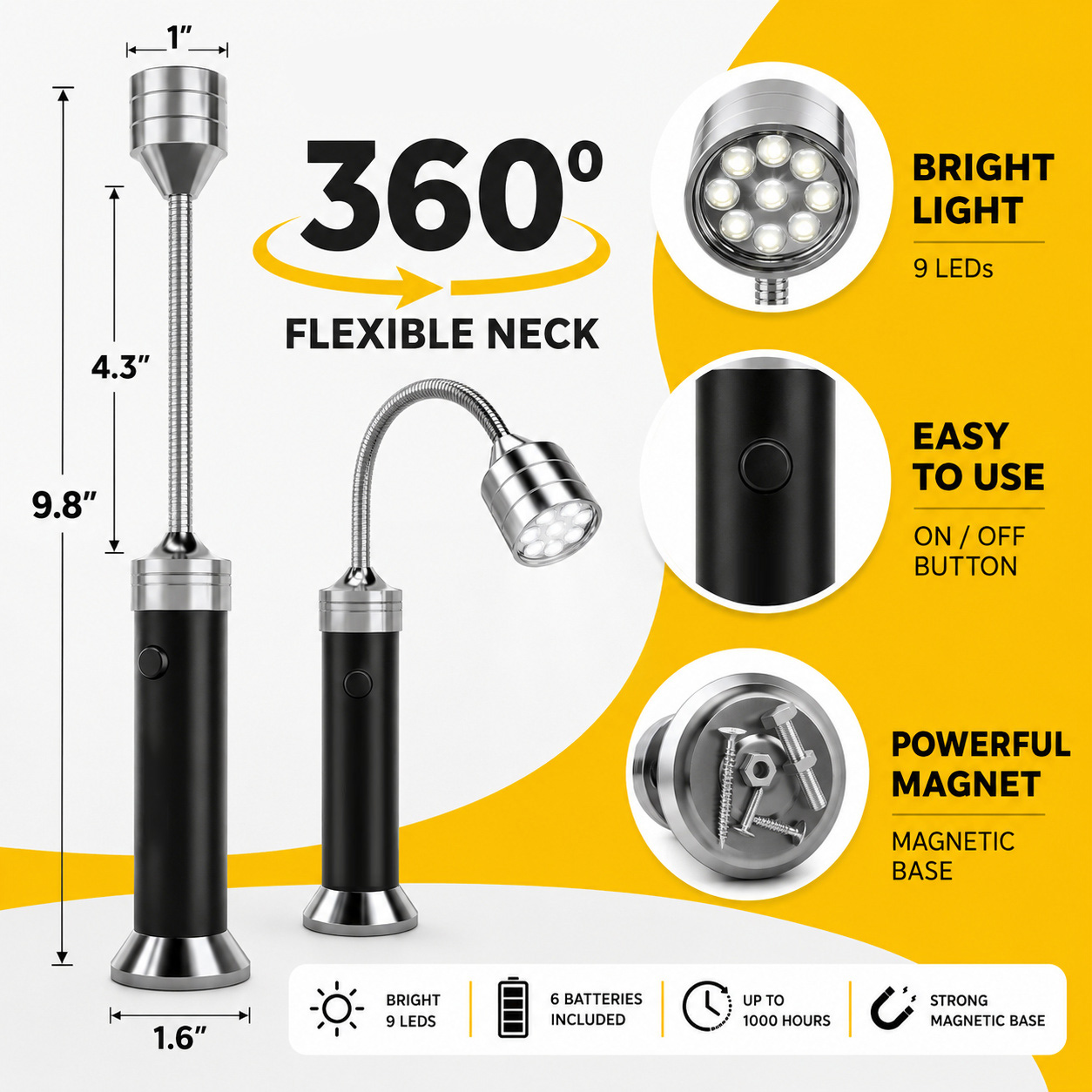 Flexible LED BBQ Grill Lights Set of 2 - The Perfect Grilling Accessories Light