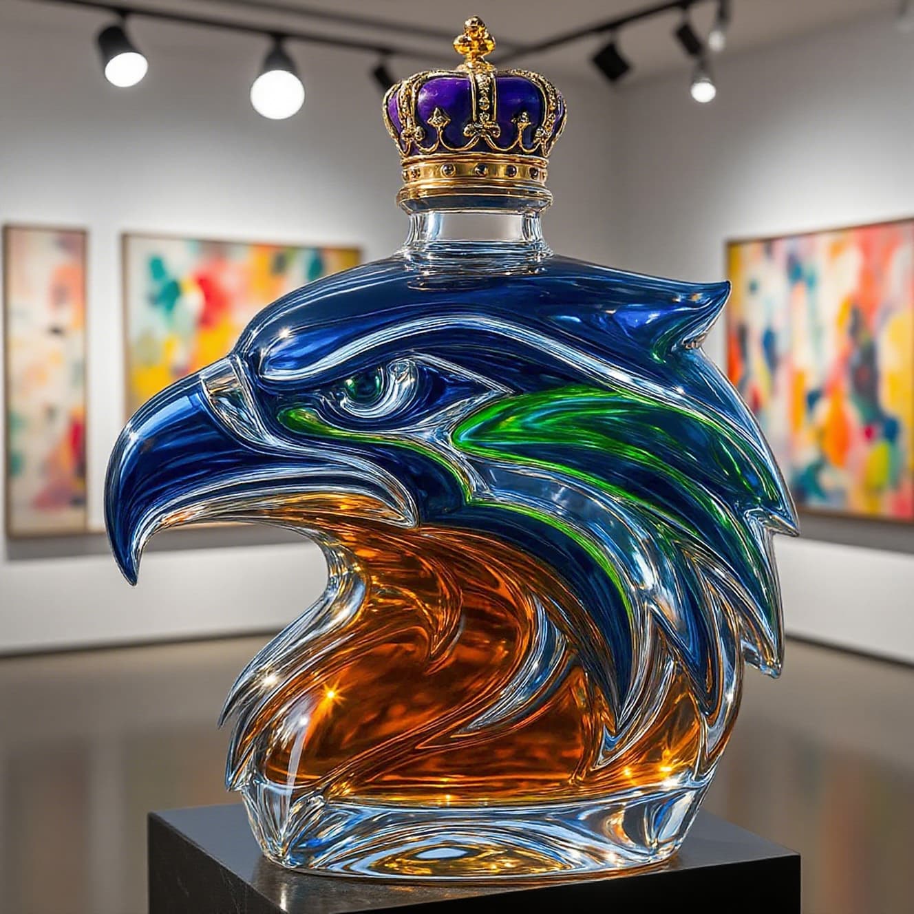 Seattle Seahawks Limited Edition Whisky Bottle