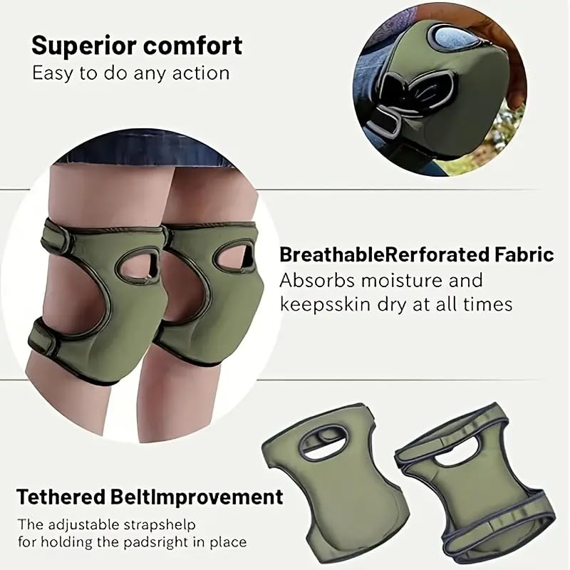 Ultra-Thick 4-Layer Shock Garden Knee Pads