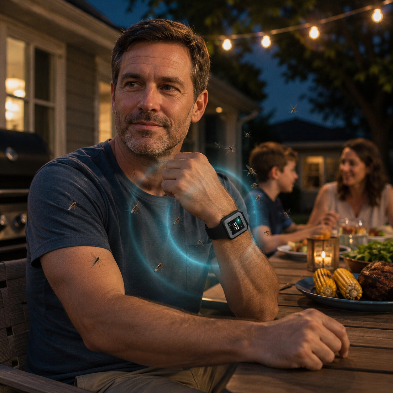 Ultrasonic Mosquito Repellent Watch