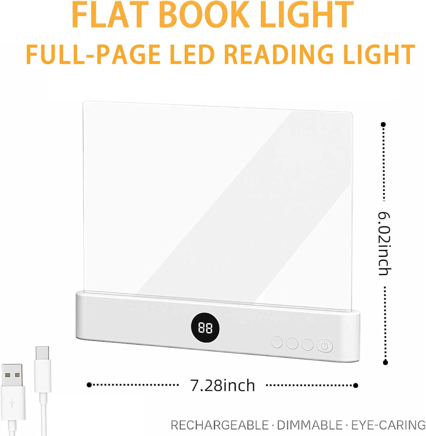 📖Quiet Reader's Peaceful Companion - Smart LED Dream Book Light