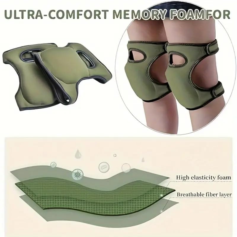 Ultra-Thick 4-Layer Shock Garden Knee Pads