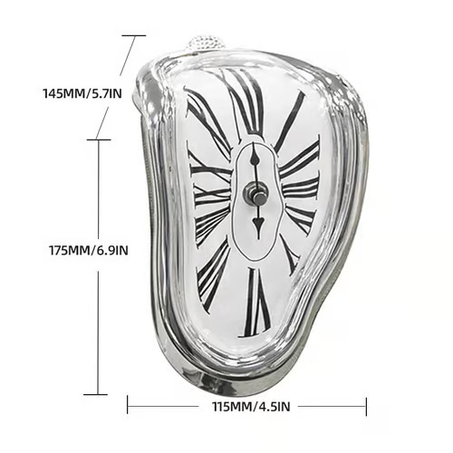 🎉 Persistence of Memory - Abstract Melting Clock