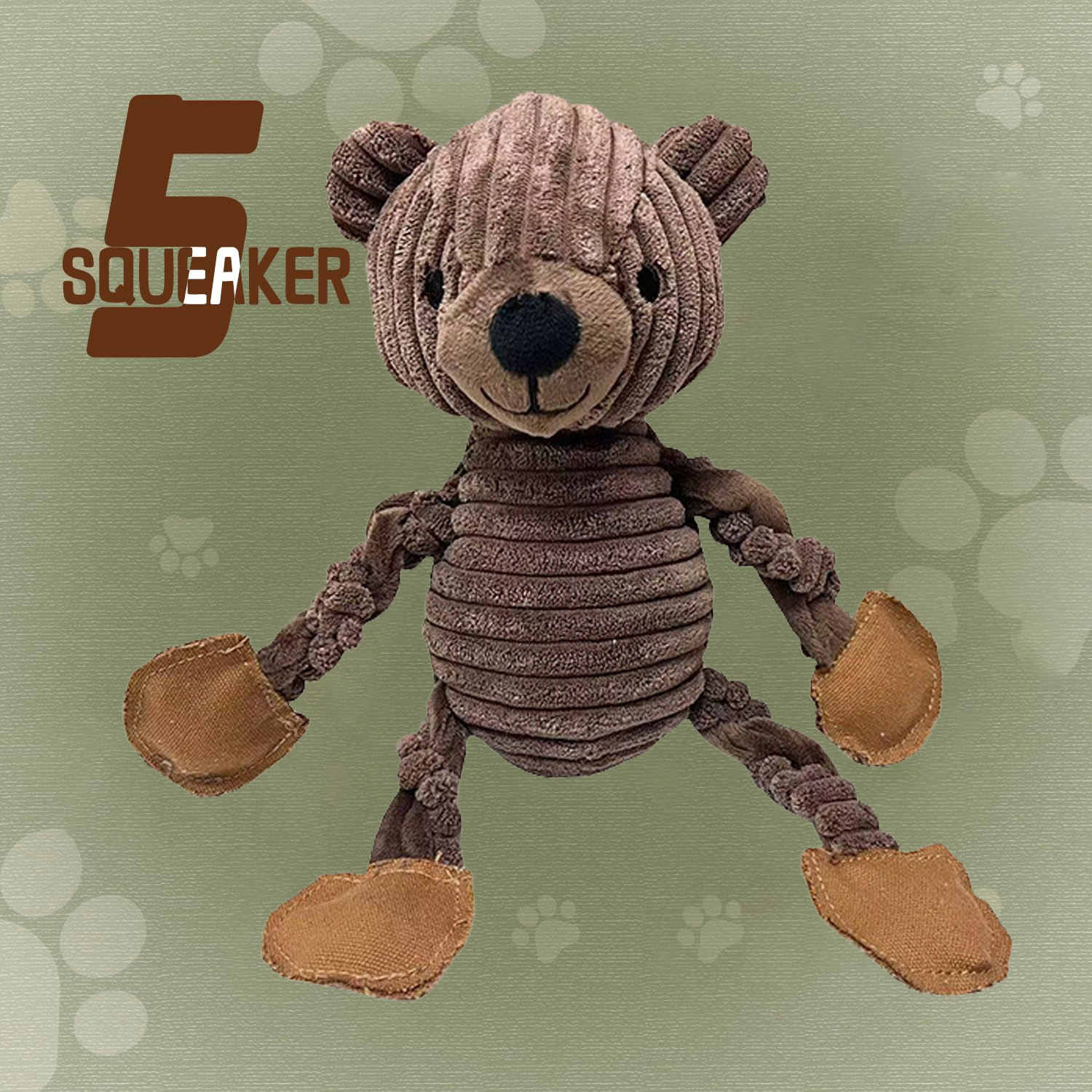 Squeaky Dog Toys, Tug of War Plush Toys