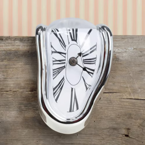 🎉 Persistence of Memory - Abstract Melting Clock