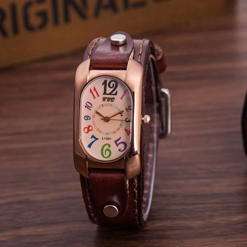 💜Special Gift - Vintage Leather Quartz Stone Women's Watch