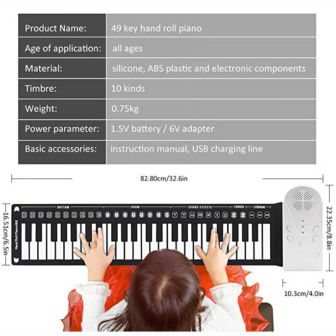 🔥Hot Sell 49% OFF🔥Hand Roll Portable Piano