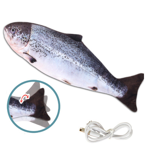 🐟🐕🐈Unleash the Fun: Interactive Electronic Floppy Fish Toy for Pets