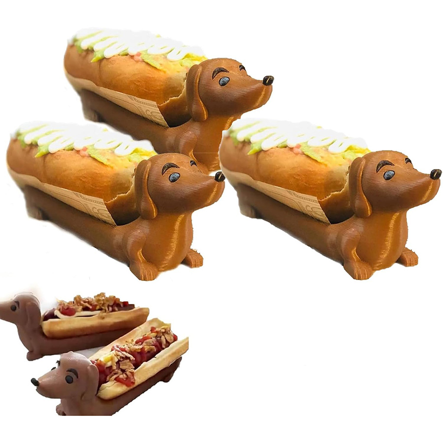 🐕🌭Unleash the Fun: Dog - Shaped Hot Dog Plates Are Here!