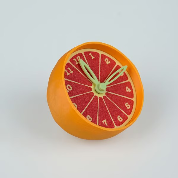 🍊Citrus Clock – Your Kitchen's New Conversation Starter!"​​ 🍋
