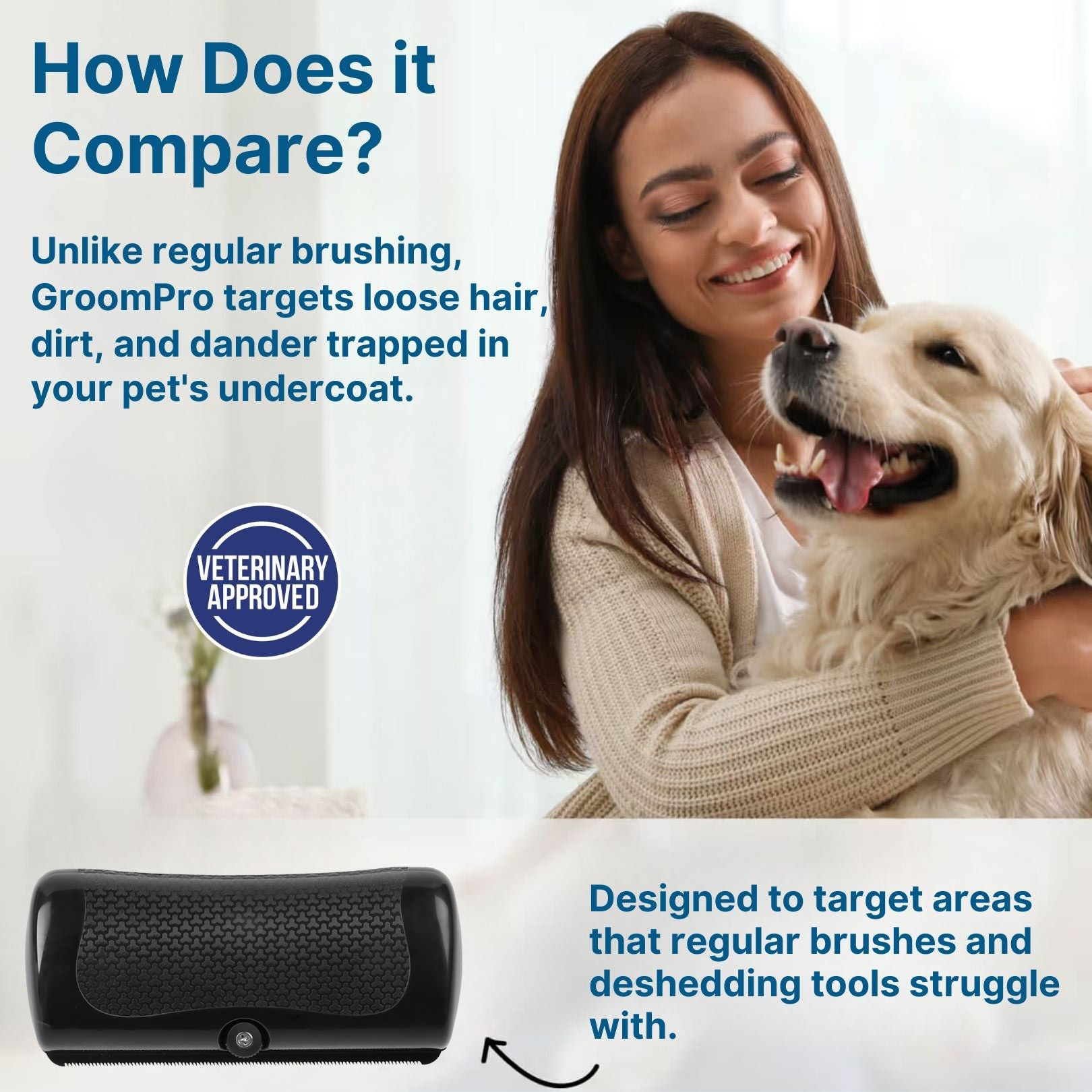 Deshedding Dog Brush