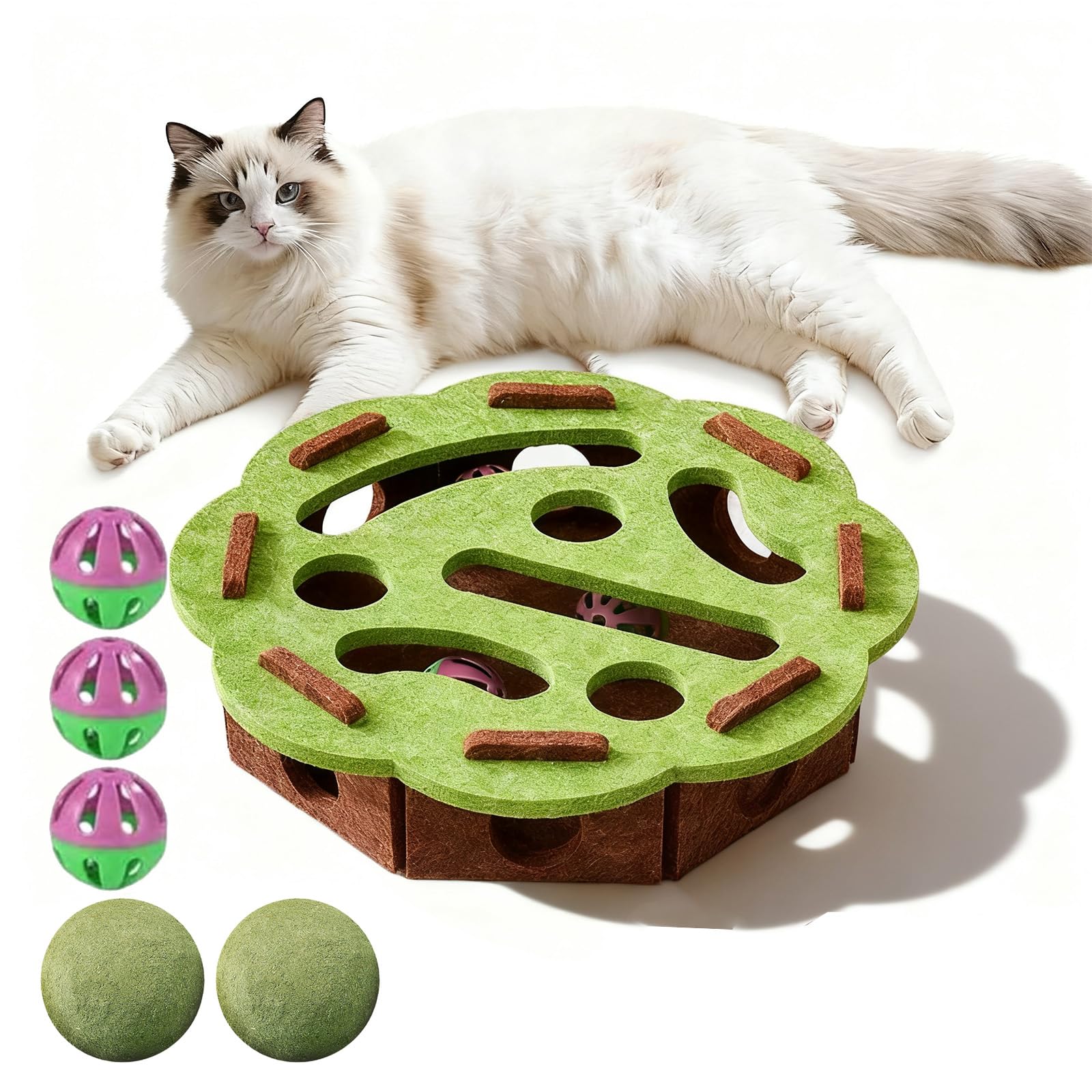 Interactive Cat Nail File Enrichment Box