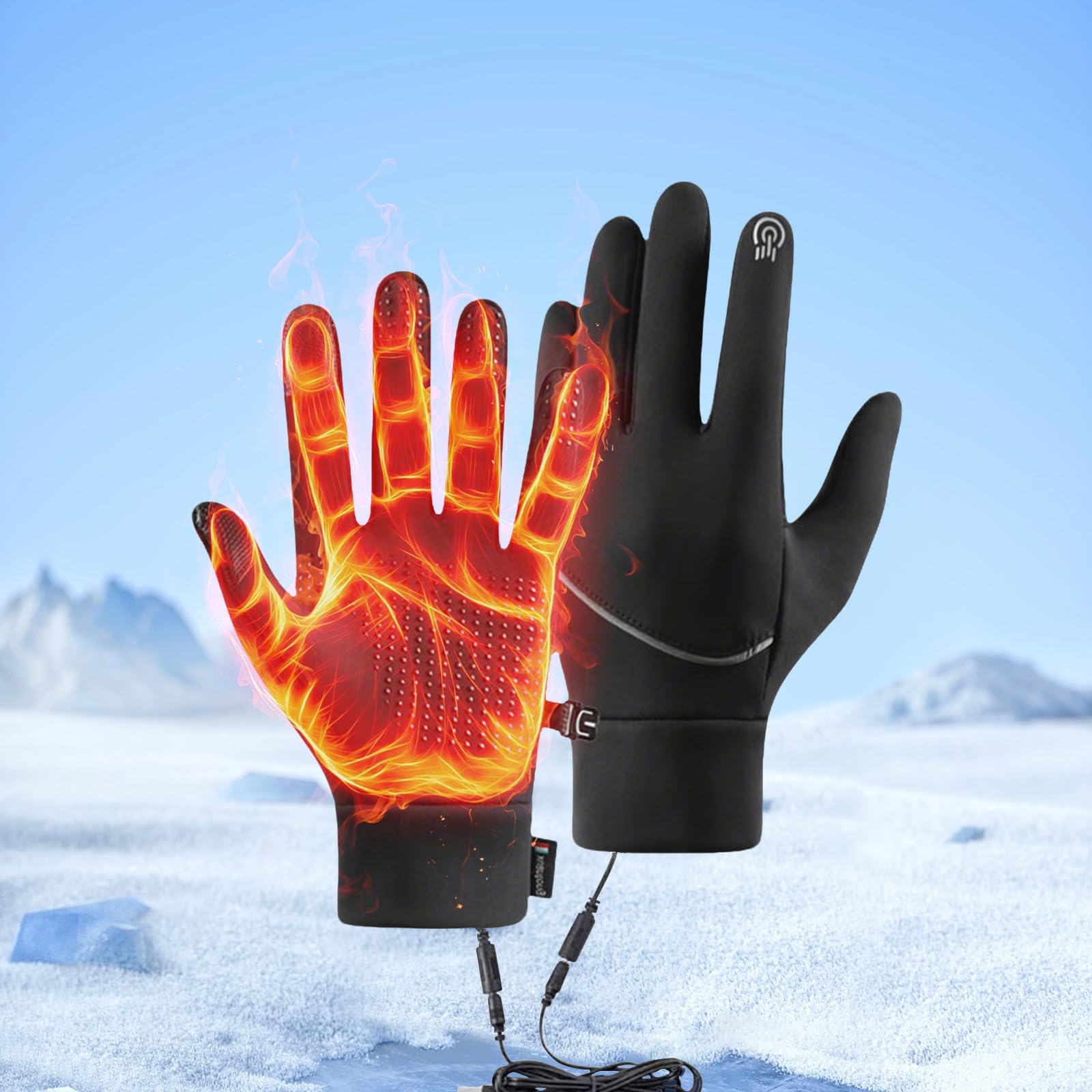 Full Finger Electric Hand Warmers Gloves
