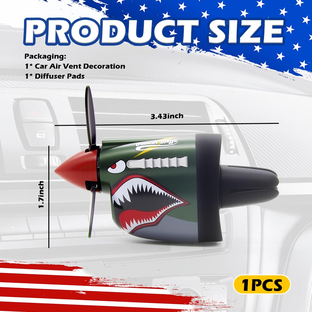 ✈️P-40 Warhawk Fighter Plane Car Vent Decor