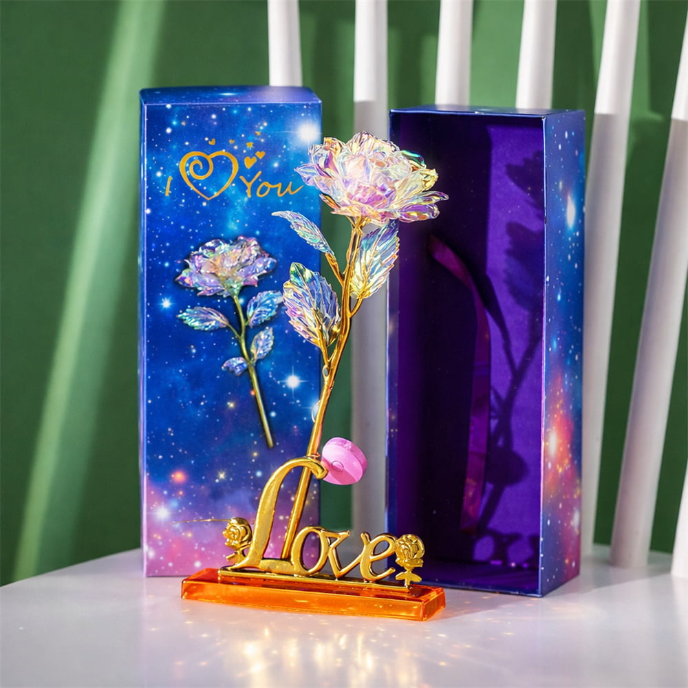 💐Colorful Crystal Rose – Mother‘s Day Gift