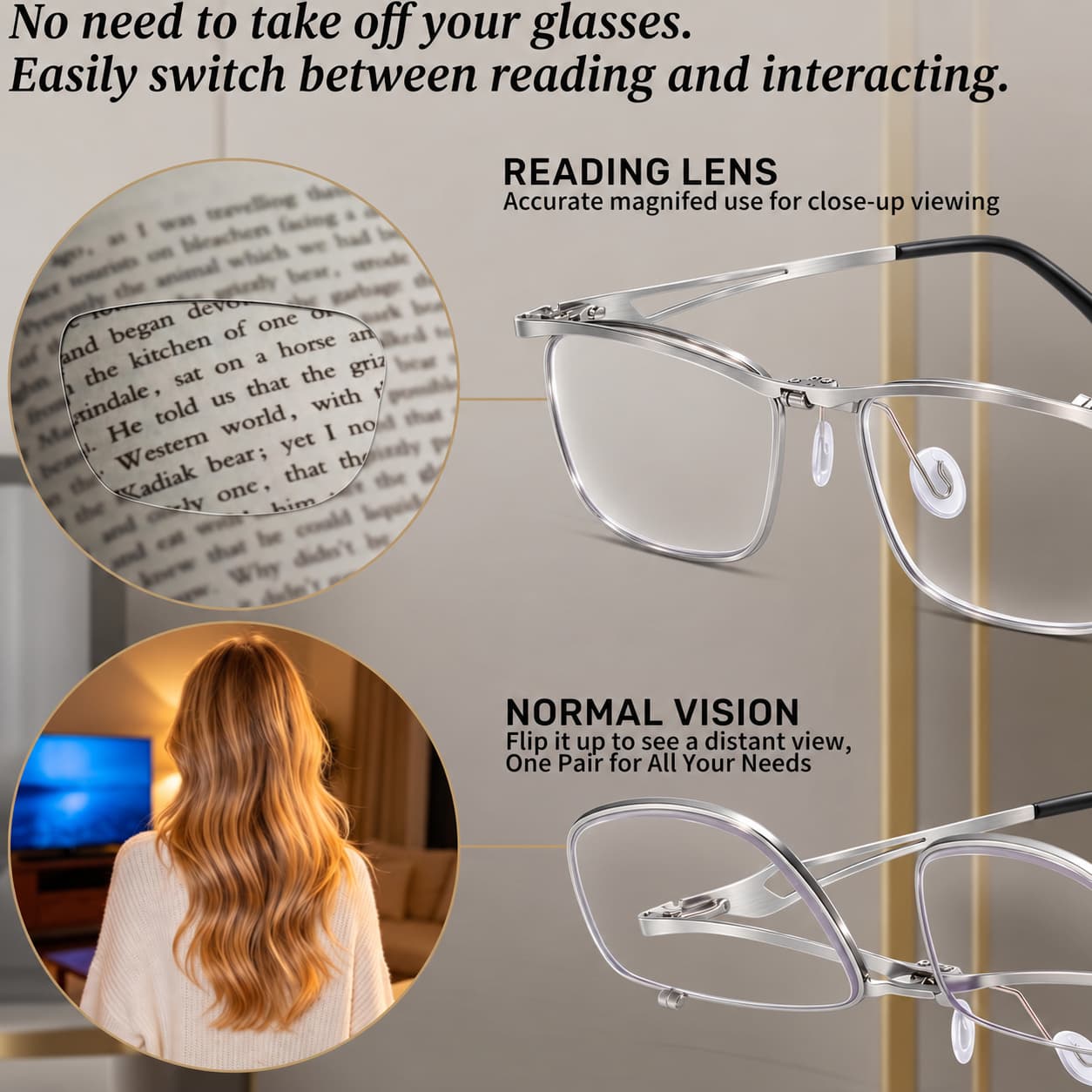 👓Flip-Up Reading Glasses