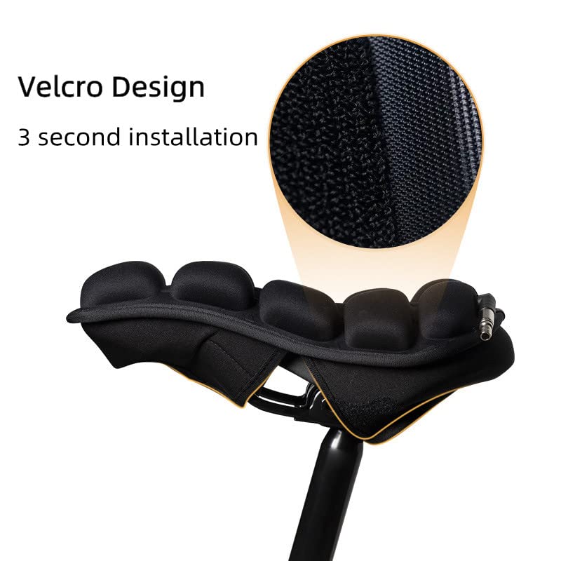 The Revolutionary 3D Air Bag Bicycle Seat Cushion, Incredibly Versatile