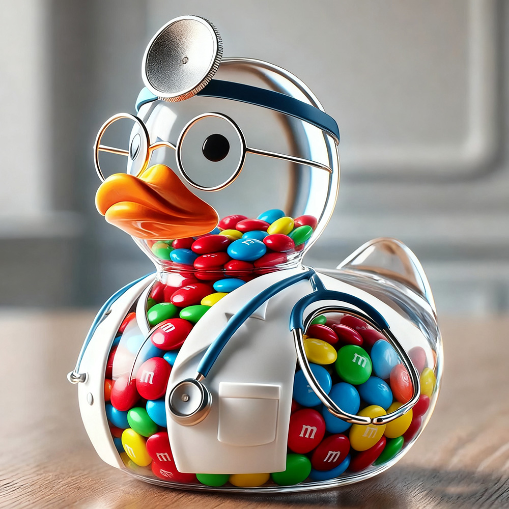 Everyday Hero Duck Candy Jar