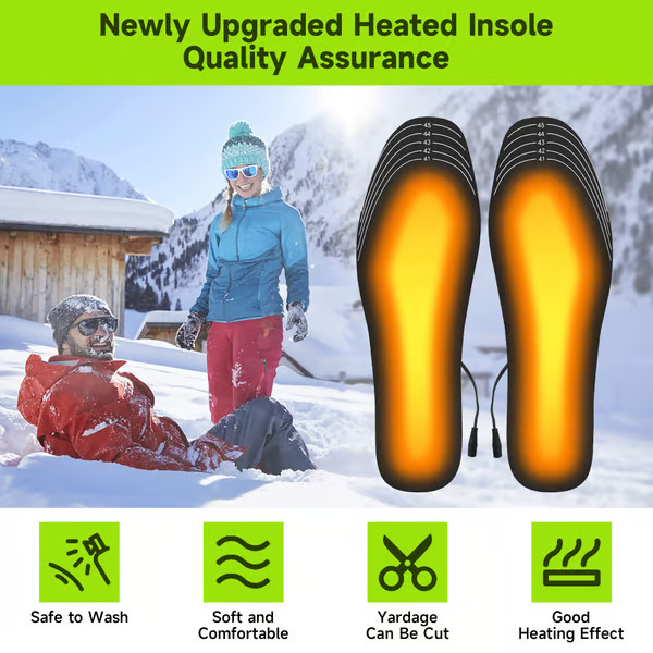 🔥Hot Sale 49% OFF🔥USB Heated Shoe Insoles