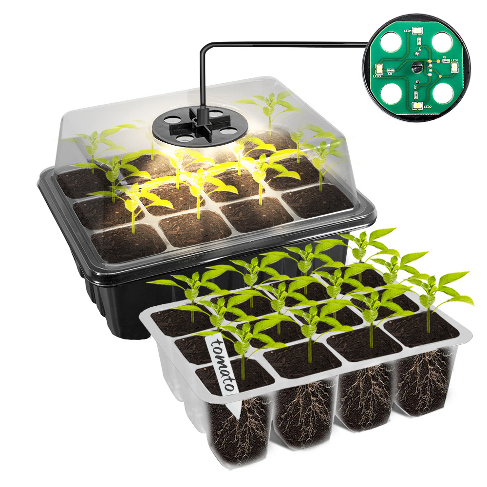 🔥Last Day Promotion 49% OFF🔥Seed Starter Trays with Grow Light
