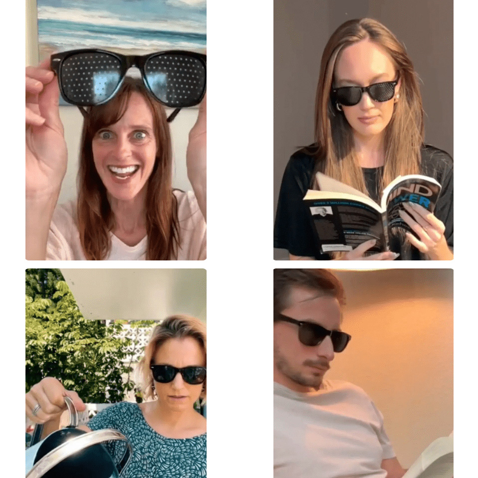 Vision Correction Pinhole Glasses