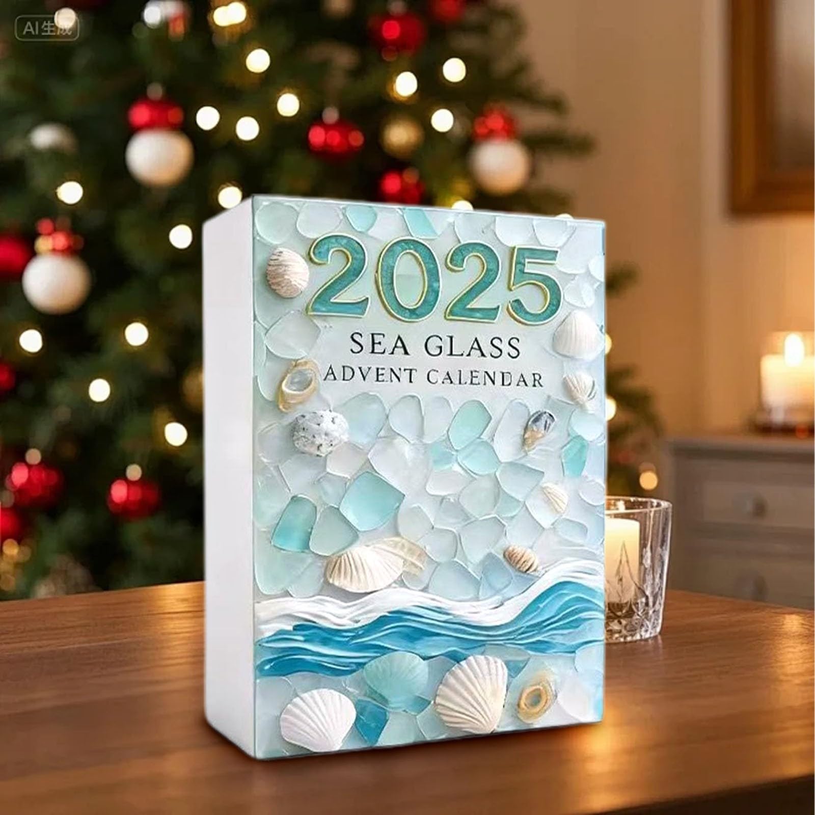 Sea Glass Christmas Tree Advent Calendar 2025