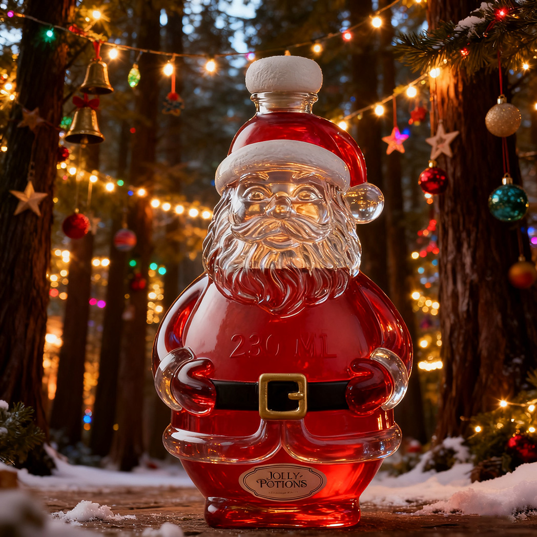 Santa Claus Whiskey Bottle