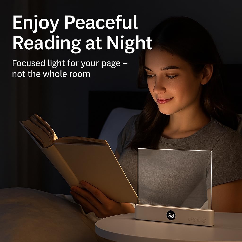 📖Quiet Reader's Peaceful Companion - Smart LED Dream Book Light