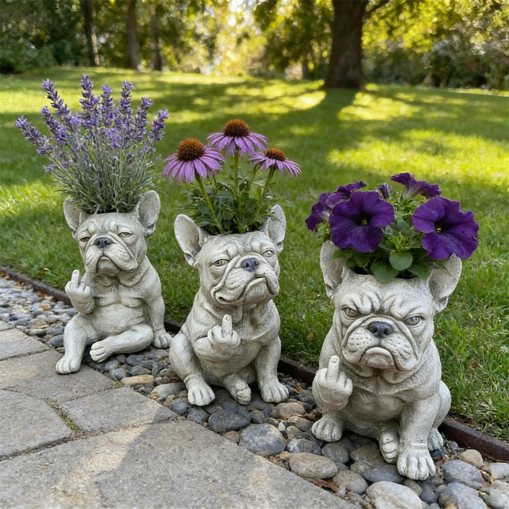 🐾French Bulldog Planters