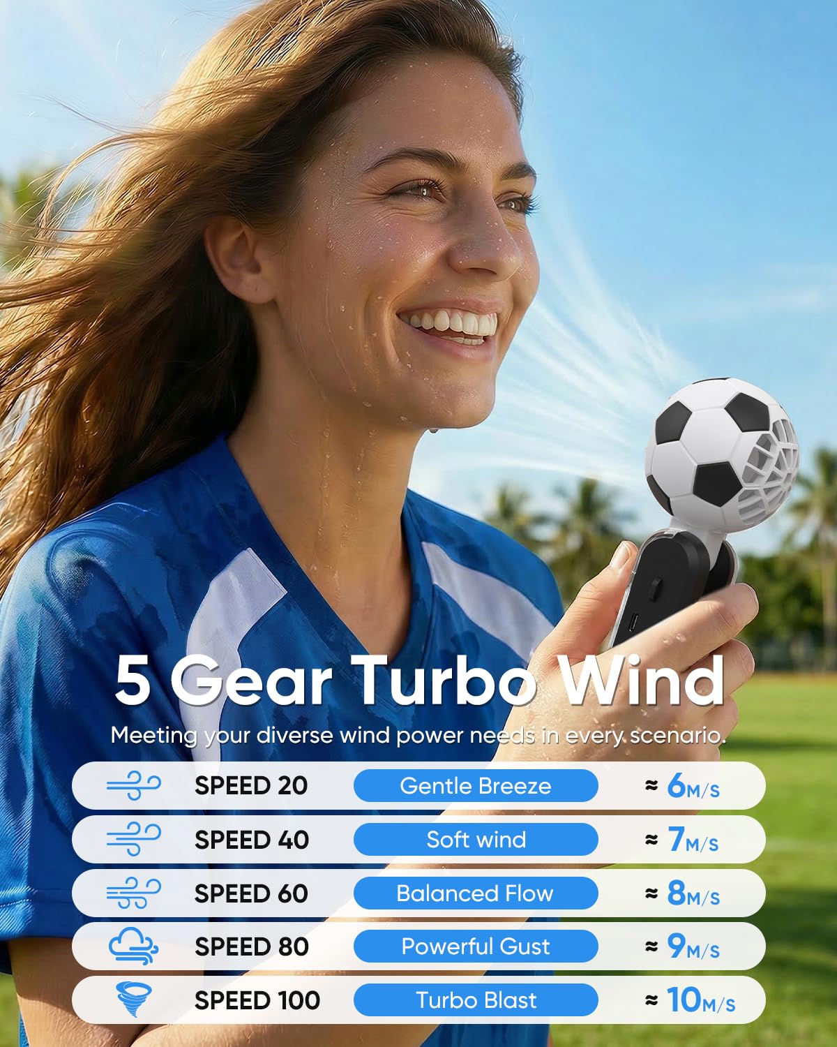 2026 Soccer World Cup Mini Handheld Fan