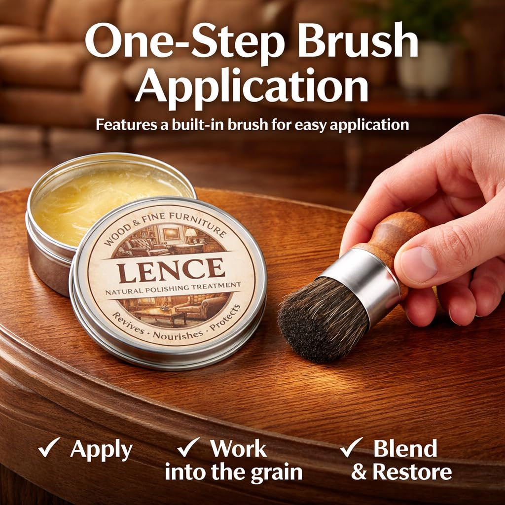 Lence Furniture Balm – Wood Scratch Repair Formula