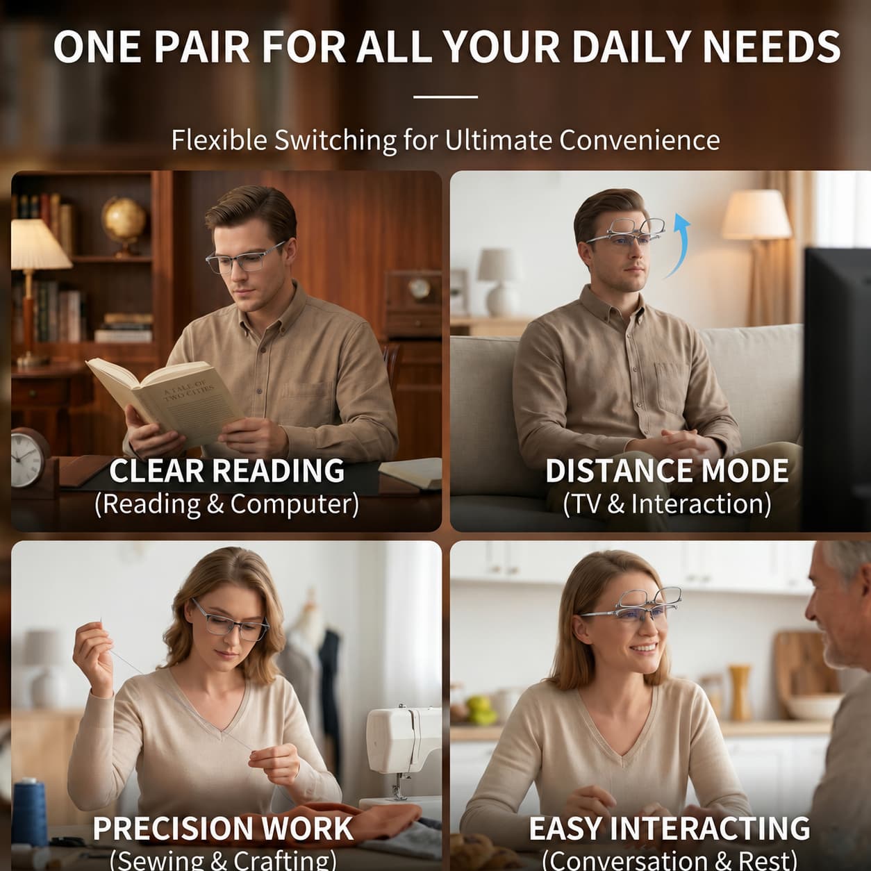 👓Flip-Up Reading Glasses