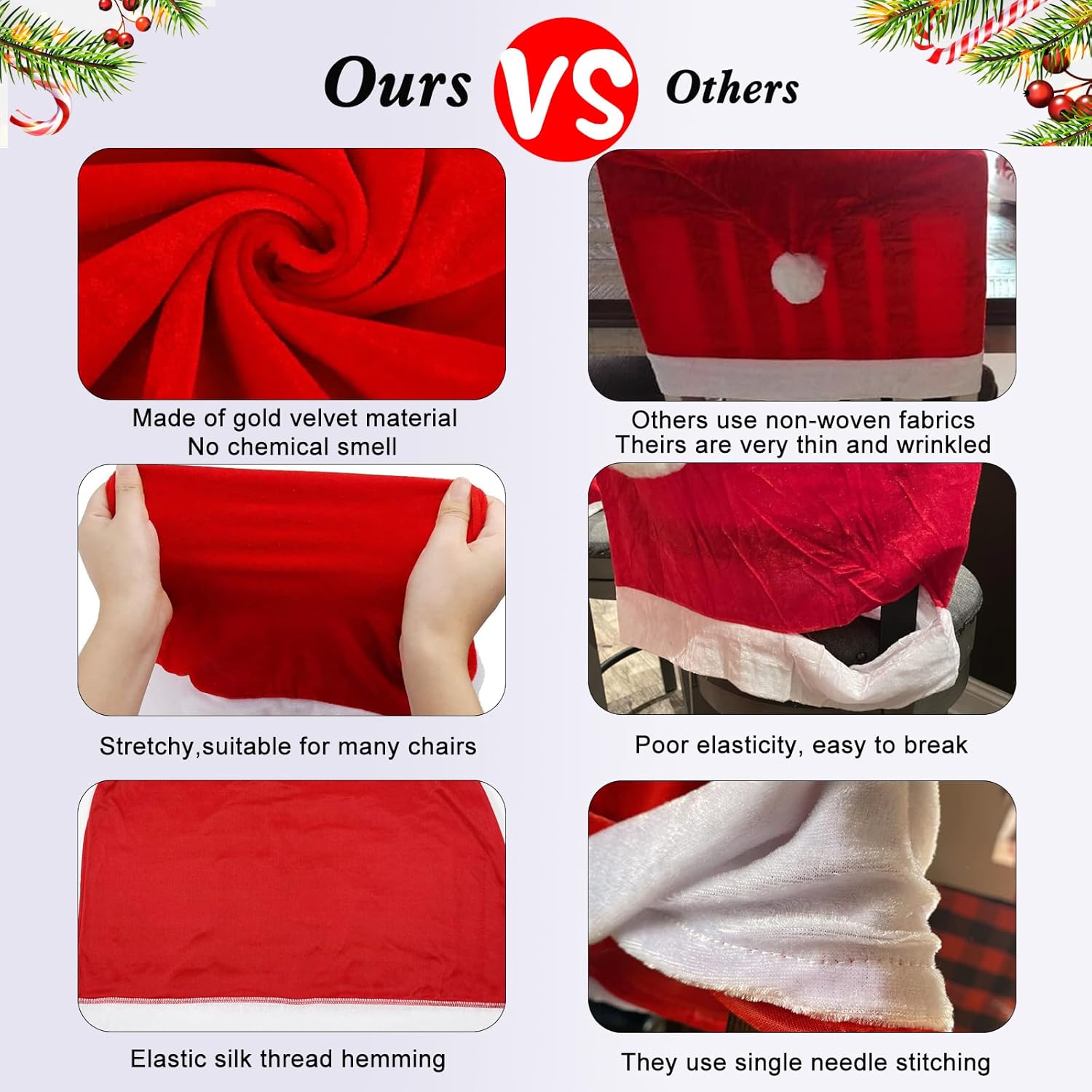 Christmas Chair Covers Set