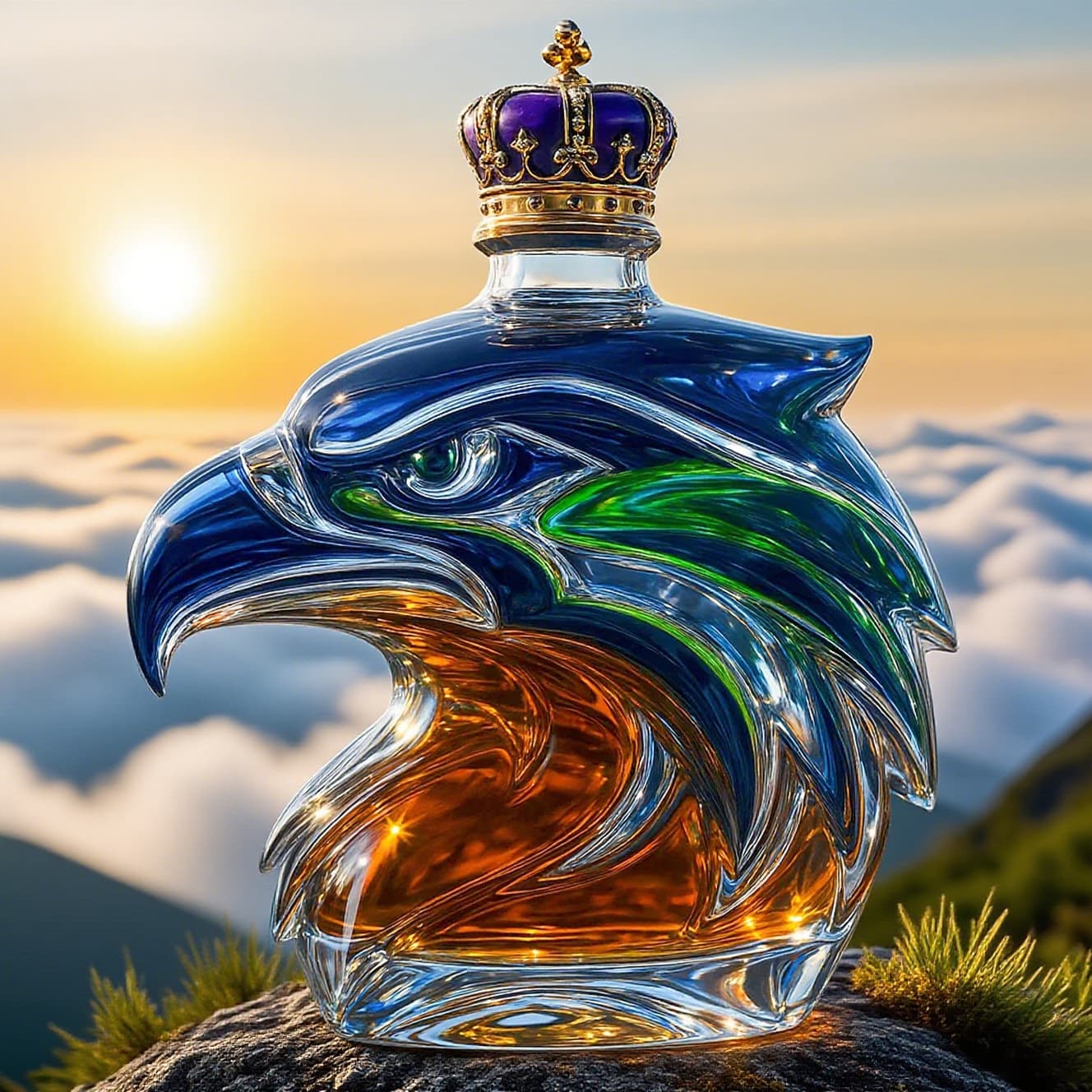 Seattle Seahawks Limited Edition Whisky Bottle
