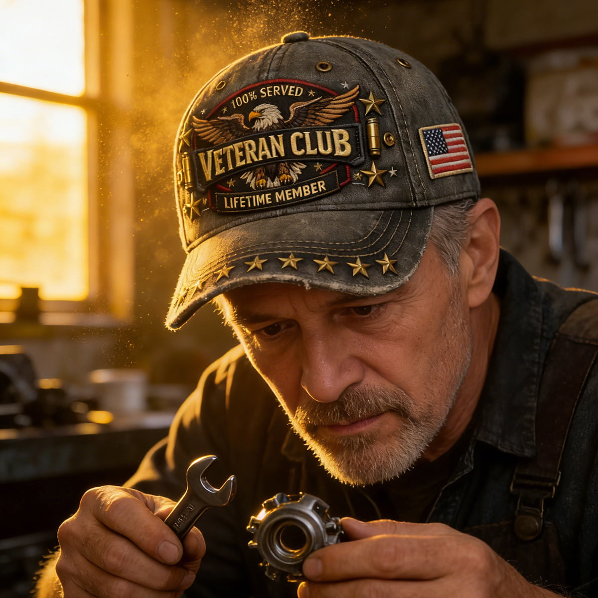 VETERAN CLUB Premium Baseball Caps