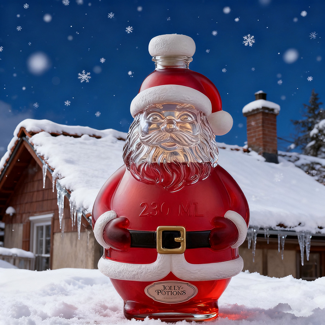 Santa Claus Whiskey Bottle