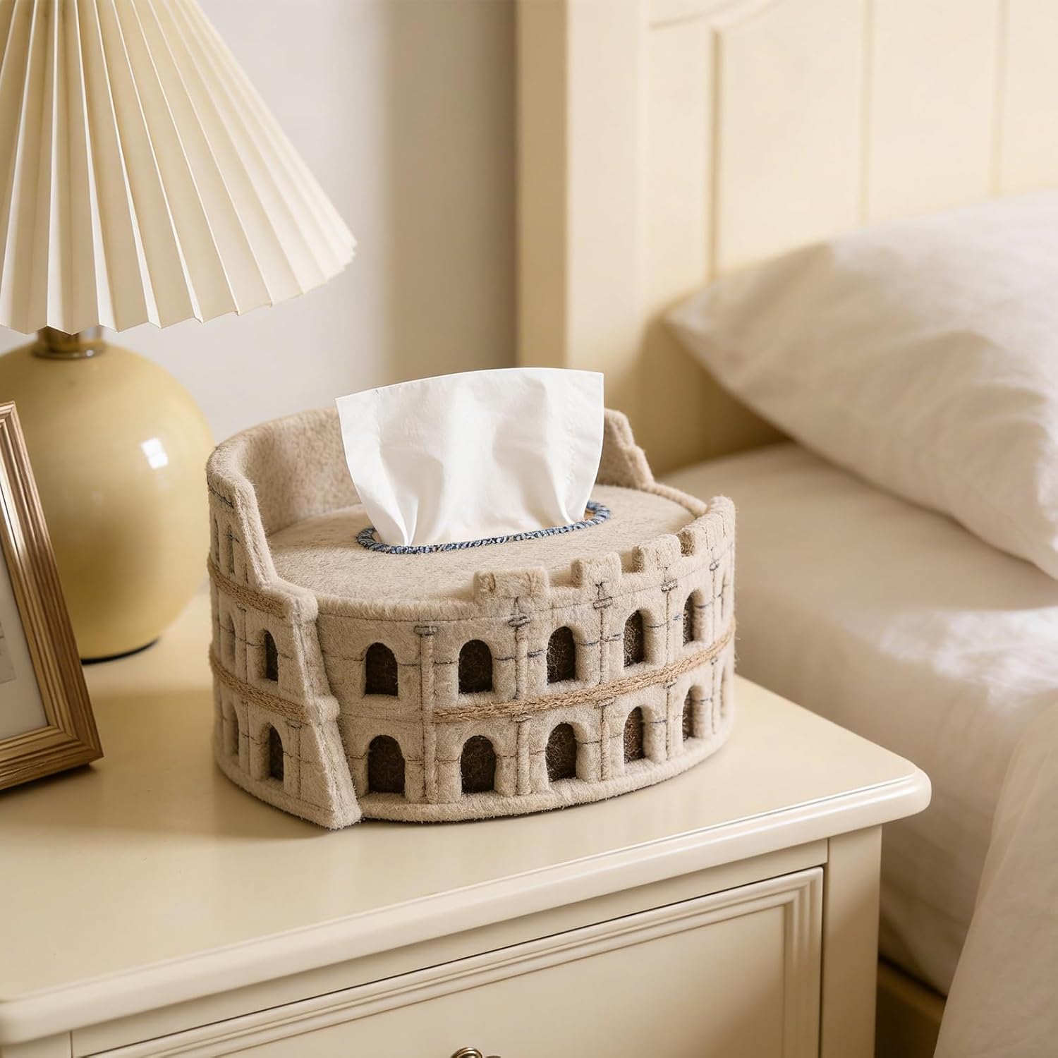 Felt Colosseum Tissue Box
