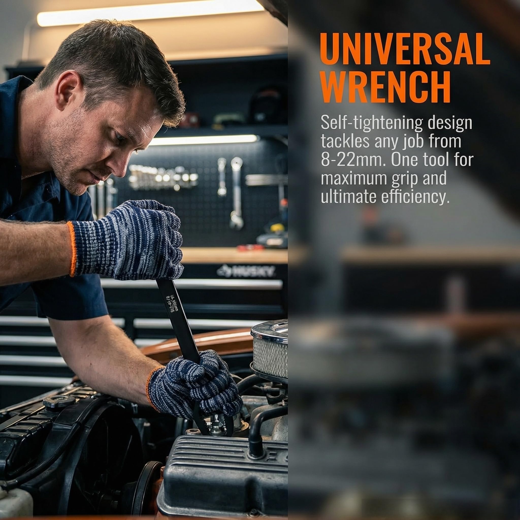 🔧 8-22mm Universal Wrench Receive