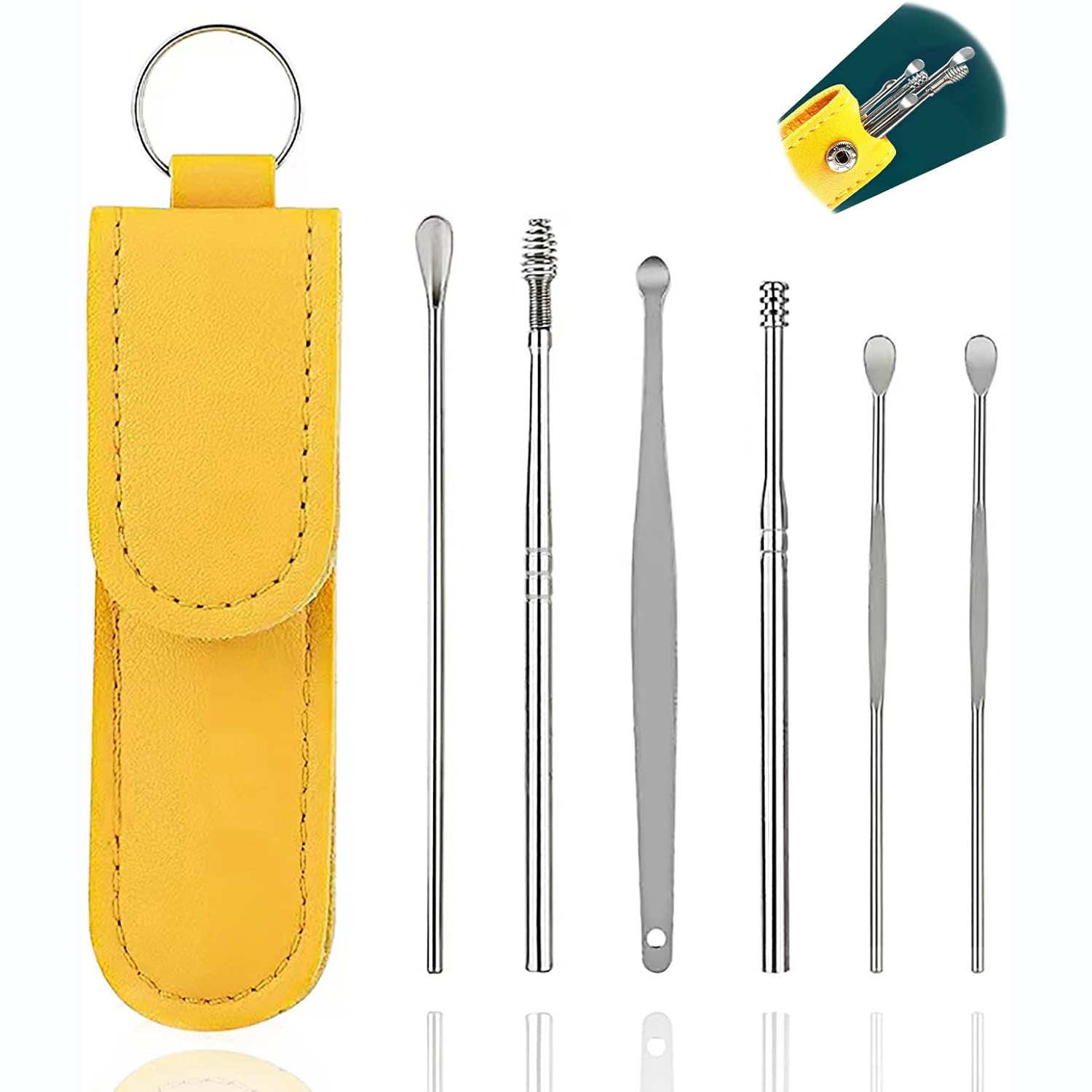 🔥 49% OFF🔥Innovative Spring EarWax Cleaner Tool Set