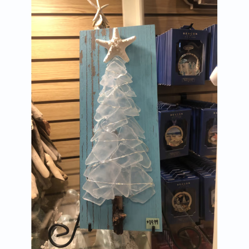 DIY Sea Glass Christmas Tree🌊🌲