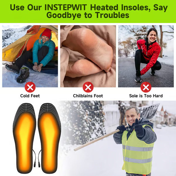 🔥Hot Sale 49% OFF🔥USB Heated Shoe Insoles