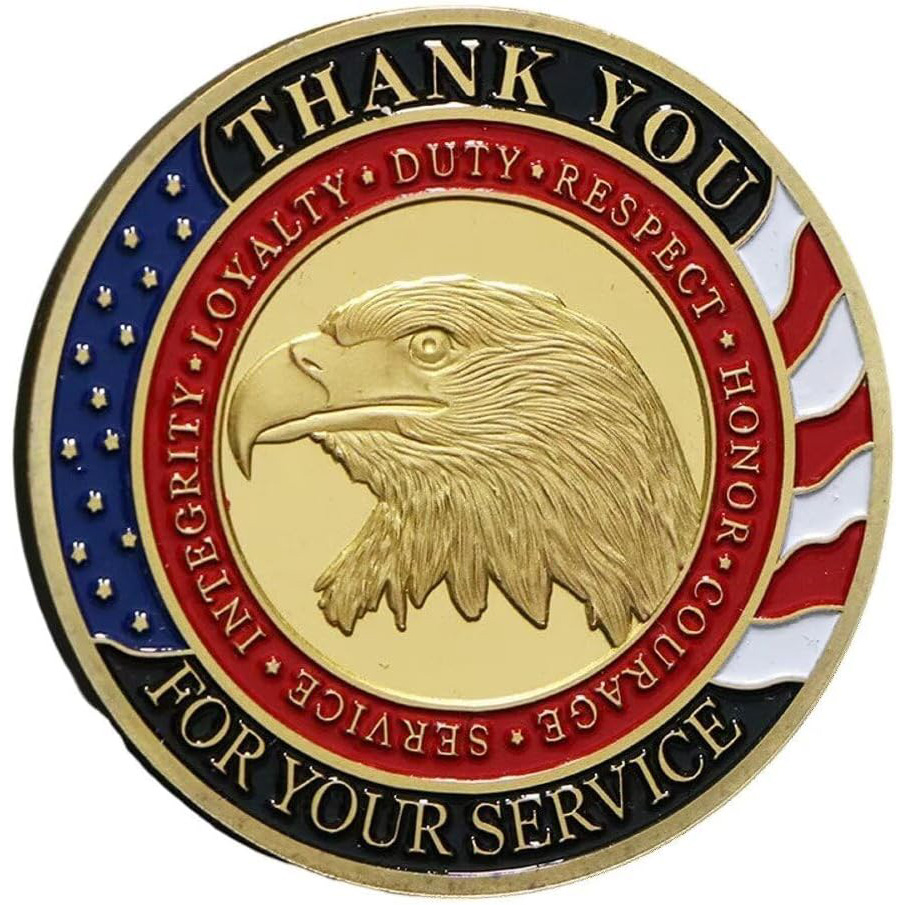 U.S. Military Challenge Coin - Thank You For Our Freedom Coin