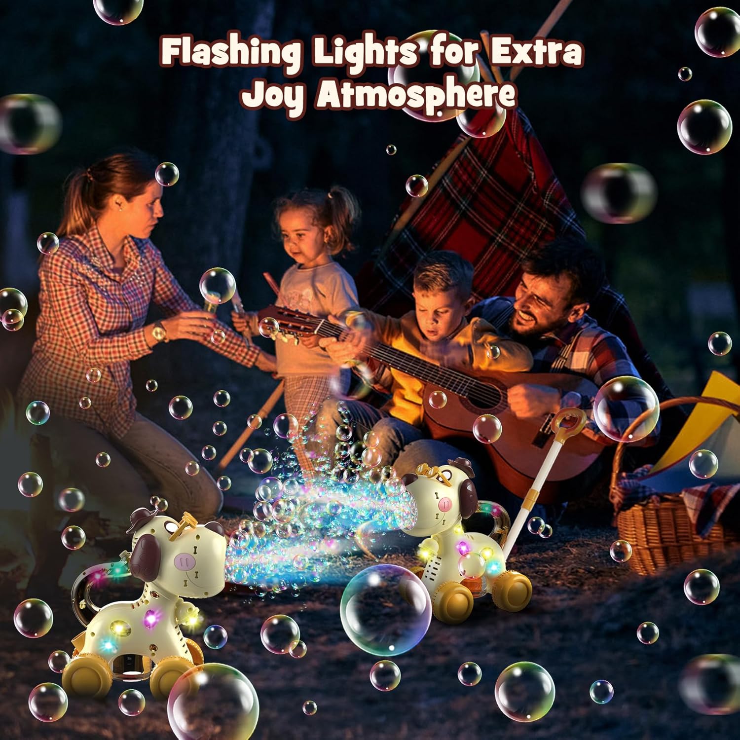 2-in-1 Animal Automatic Bubble Machine- Easter Party Essential & Outdoor Adventure Buddy!