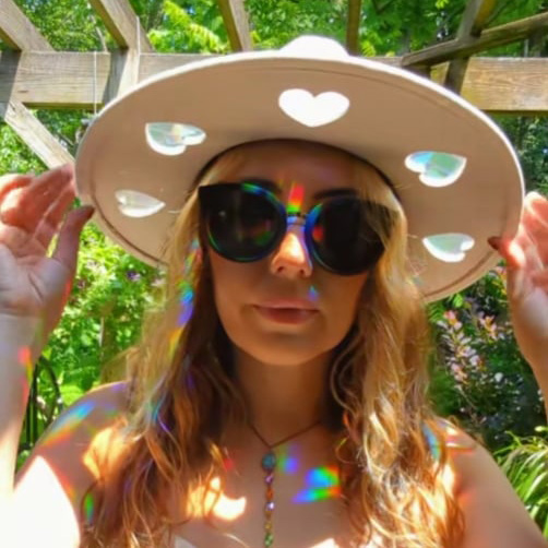 🔥Suncatcher Cowgirl Straw Prism Hat