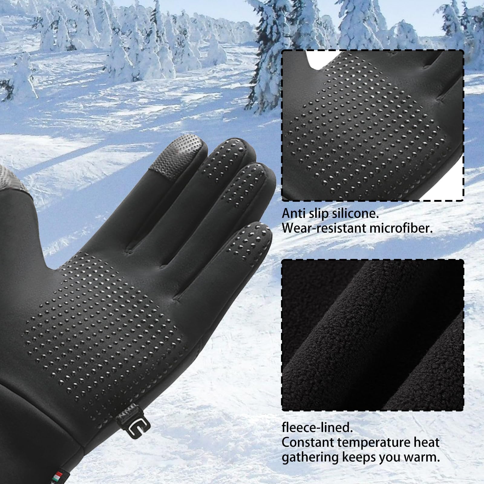 Full Finger Electric Hand Warmers Gloves