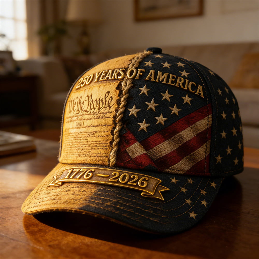 USA 250th Anniversary Patriotic Baseball Cap