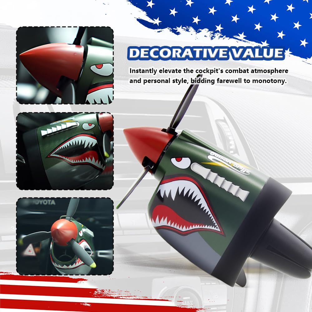 ✈️P-40 Warhawk Fighter Plane Car Vent Decor