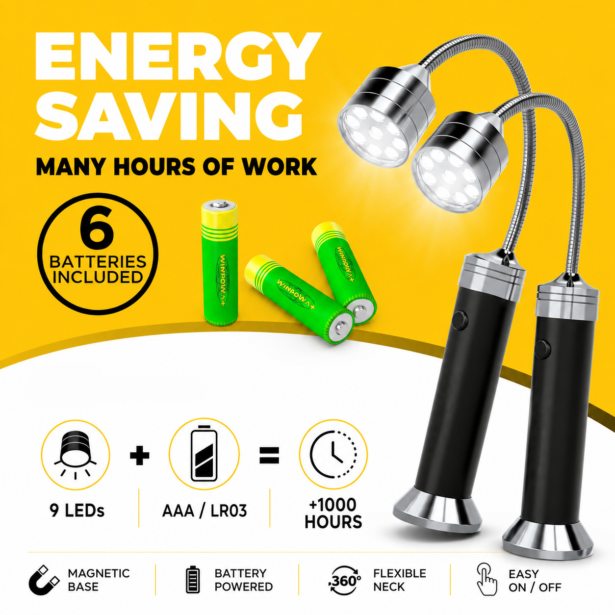 Flexible LED BBQ Grill Lights Set of 2 - The Perfect Grilling Accessories Light