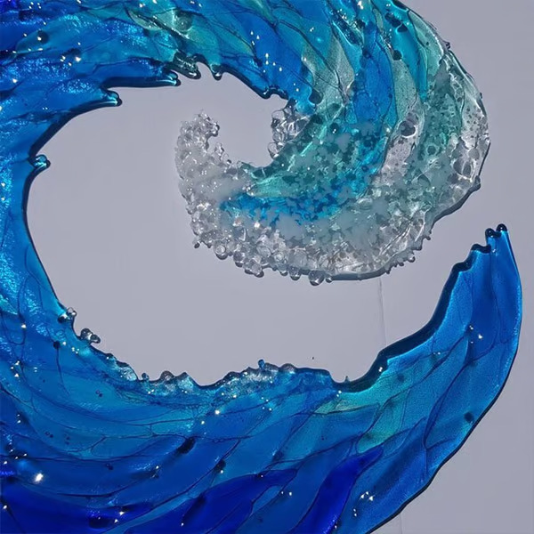 (🔥HOT SALE NOW 49% OFF) - 🌊Ocean Wave Fused Sculpture